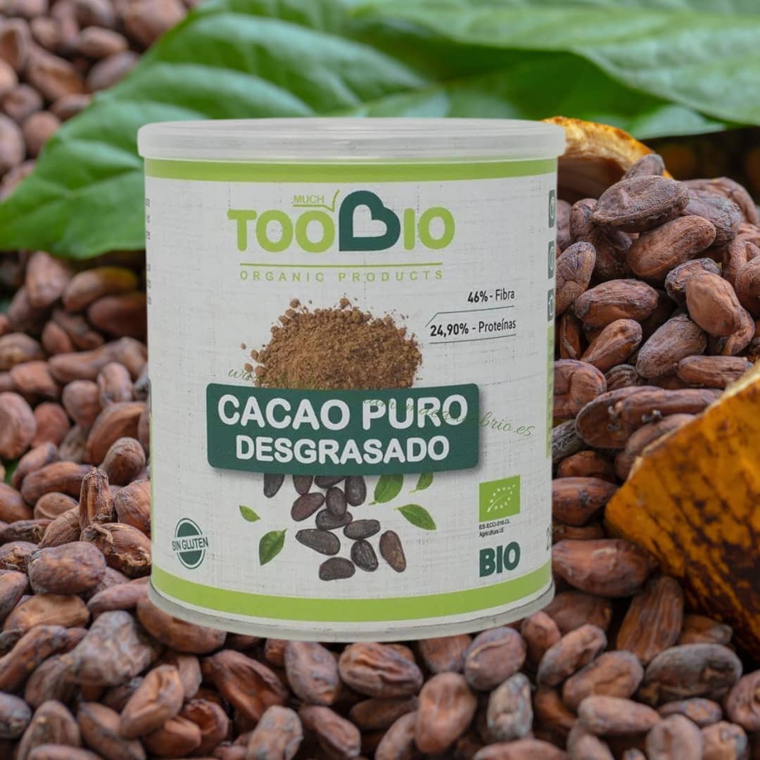 Cacao puro desgrasado Bio Toobio Cacao puro desgrasado Bio Toobio