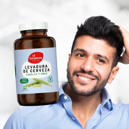 Levadura de cerveza cabello fuerte y saludable