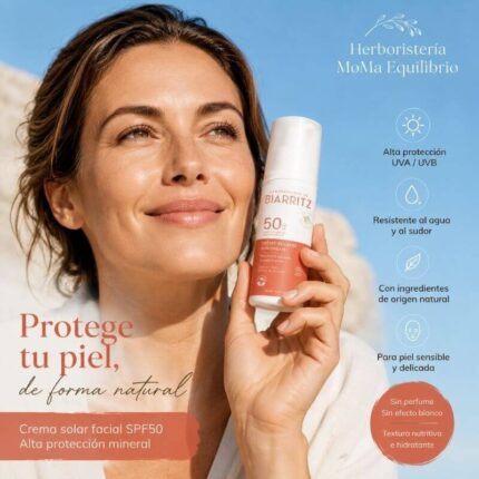 Protector solar facial SPF50