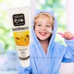 pasta de dientes infantil sin fluor plátano