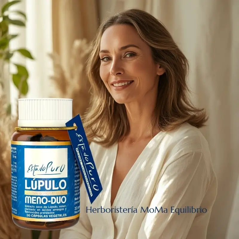 Lúpulo y menopausia Meno-dúo Capsulas Lúpulo y menopausia Meno-dúo Capsulas