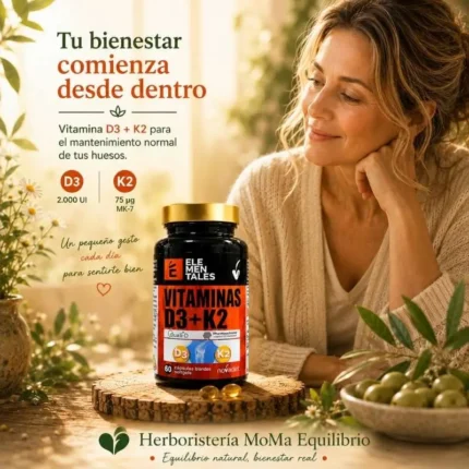Vitamina D3 K2 en menopausia Novadiet